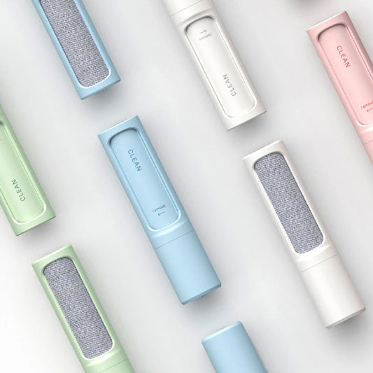 Brosse Anti-Poils Réutilisable 2-en-1 – Élimine sans effort les poils de Chats et Chiens